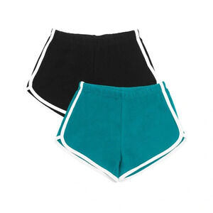 Women’s Lot of two pairs of unlined booty shorts Large